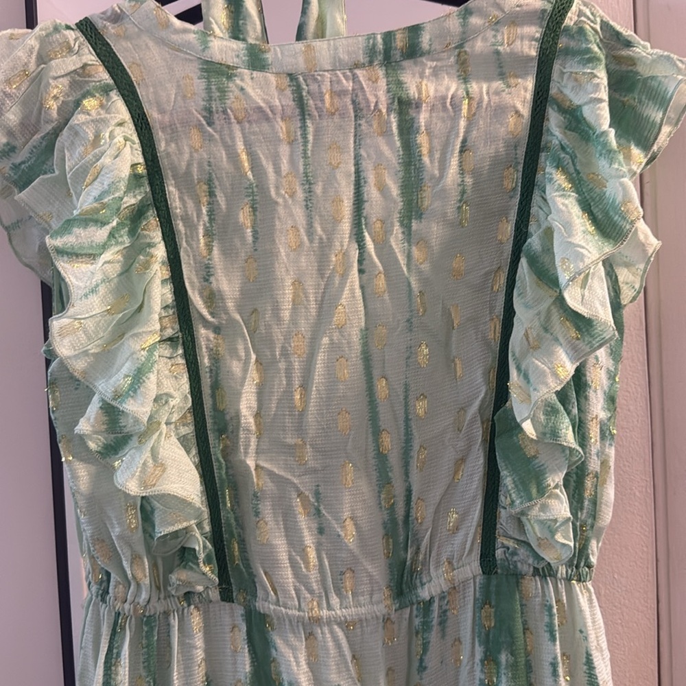 Alexis Green Ruffled Tiered Maxi Dress - Picture 7 of 8